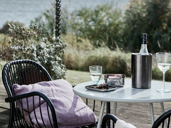 2 stk. madkasser med sølv finish fra House Doctor