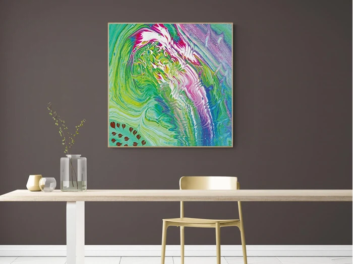 MIND DRIFTING - KUNSTTRYK 100CM X 100CM - BYMALUE [T019]