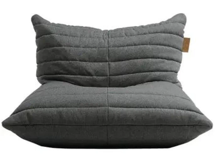 Poseidon sækkestol - 70x70x80 cm - Brun, Grå eller Blå