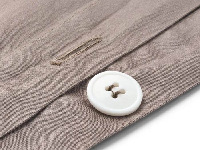 Sekan Studio, 2 Sæt, Percale, Sengesæt, Brun, 100% økologisk bomuld, B:140 x L:200 / B:60 x L:63 cm