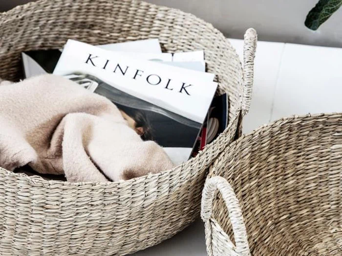 House Doctor, Carry, kurve, søgræs, natur, Ø:40xH:24 Ø:50xH:27 Ø:60xH30 cm