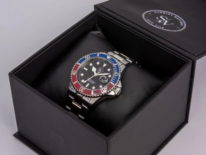 Heritage Diver Blue/Red - Dansk designet ur fra Schmidt Watches