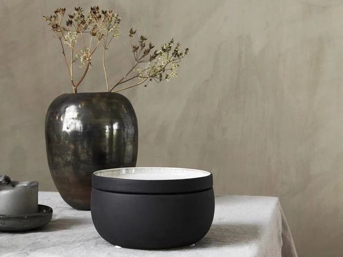 2 stk. Ivy dekorationsskåle i stentøj fra House Doctor 