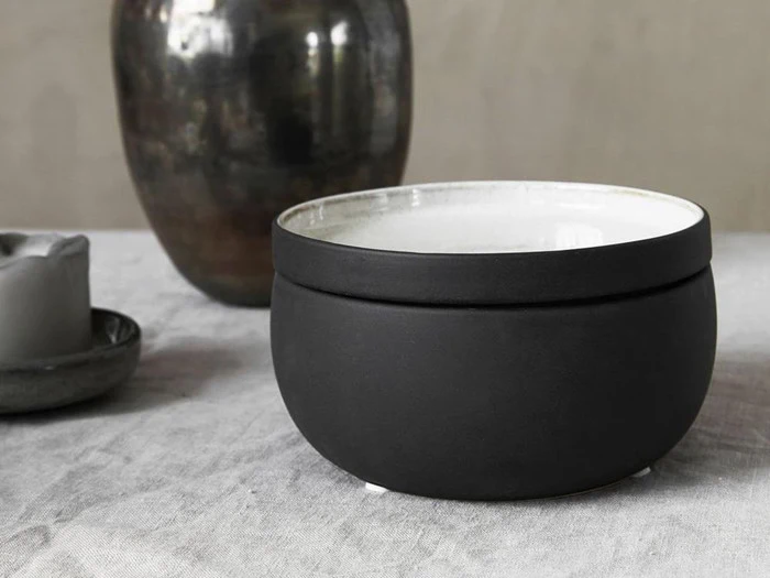 2 stk. Ivy dekorationsskåle i stentøj fra House Doctor 