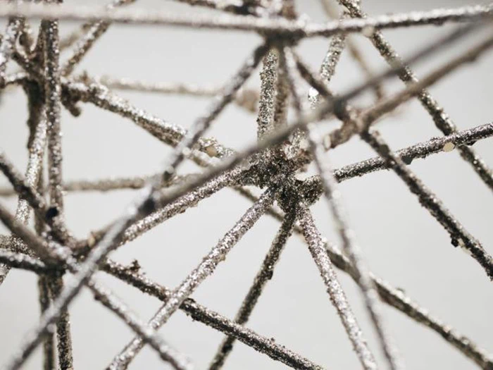 4 stk. Champagne julestjerner fra House Doctor 