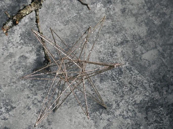 4 stk. Champagne julestjerner fra House Doctor 