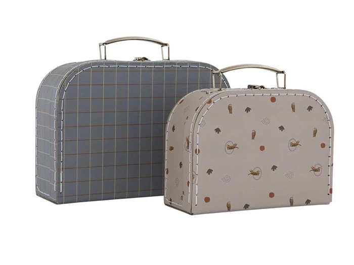 2 Sæt mini kufferter med tiger & tern fra OYOY
