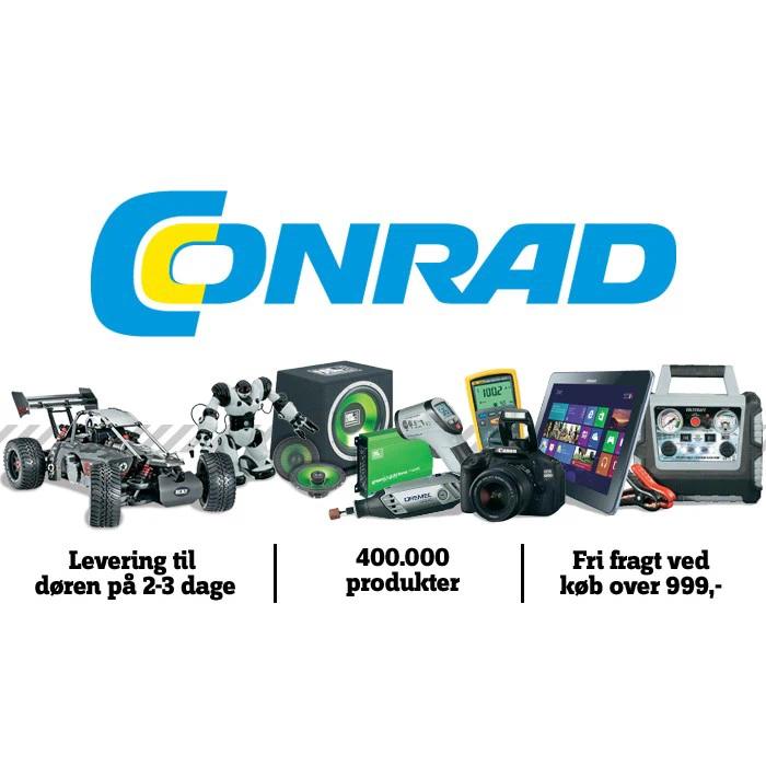 Gavekort på 5.000 kr. til Conrad Elektronik