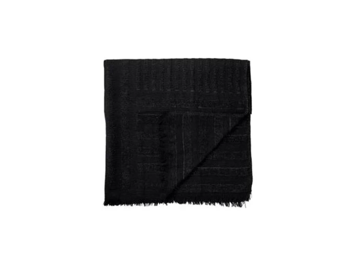 AYTM, CONTRA plaid, mohair uld, sort, 170x130 cm