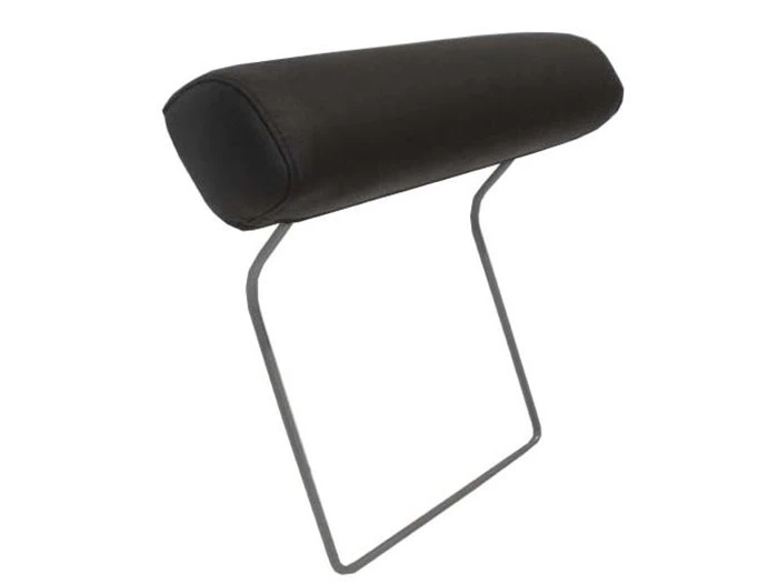 Universal nakkestøtte i sort kvalitetslæder til sofaer