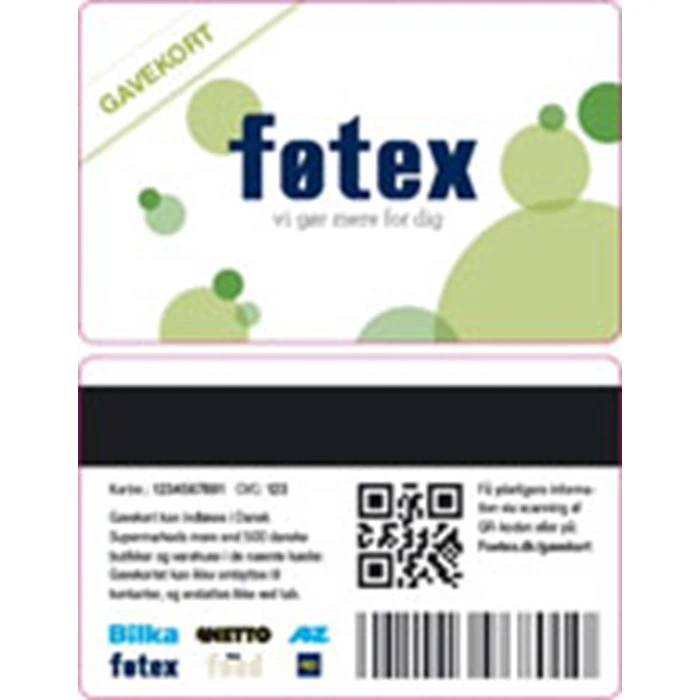 Gavekort til Netto, Føtex og Bilka på 300 kr.