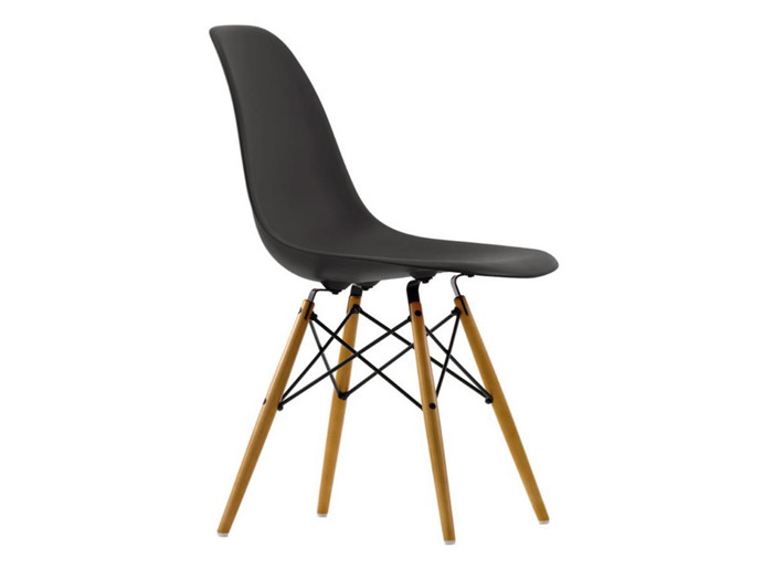 Eames Plastic Side Chair (DSW), Ahorntræ fra Casanova.dk