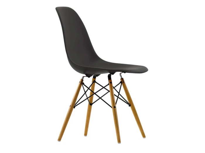 Eames Plastic Side Chair (DSW), Ahorntræ fra Casanova.dk