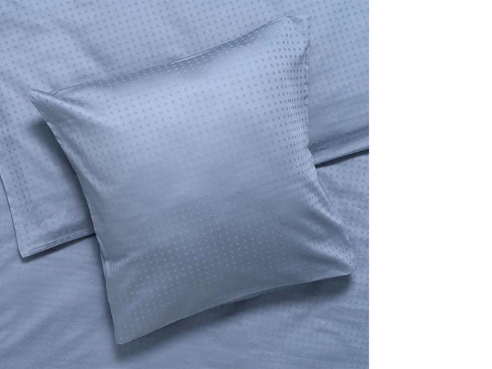 Juna Sengetøj Cube til dobbeltdyne - støvetblå  200 x 220