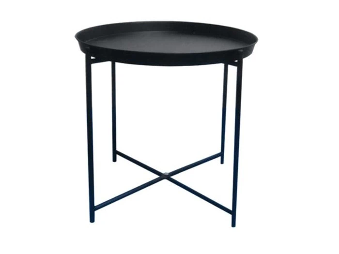 Kate metal bakkebord sort