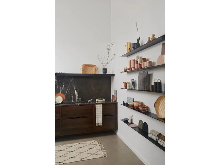 OYOY, 2 stk. Gobi viskestykker, Offwhite/rubber, H70 x W50 cm