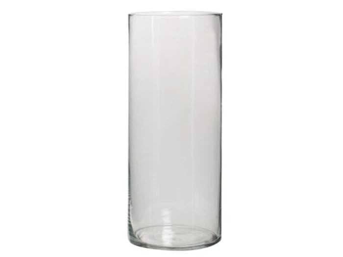Lauvring, Dea cylindervase, klar, glas, D12,5xH25