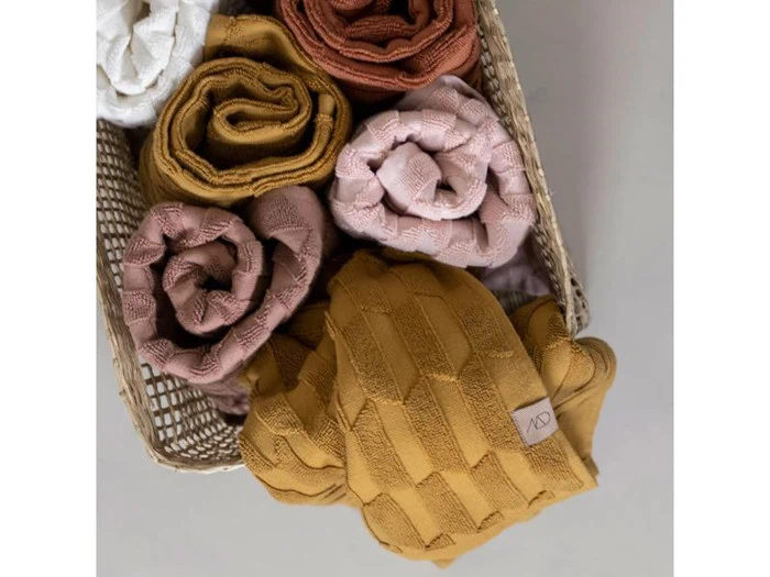 Mette Ditmer, GEO bademåtte, karry, 50 x 80 cm