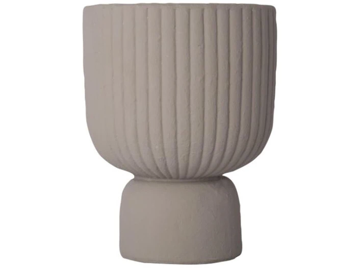 Au Maison, Krukke, grå, keramik, 22x18x18 cm