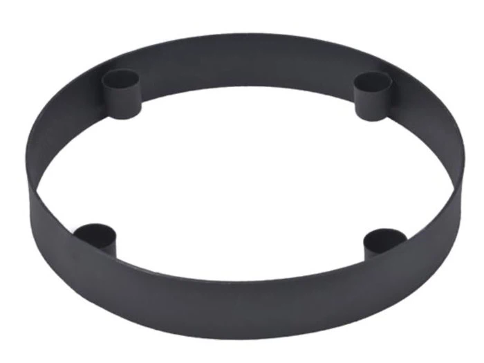 Bel lysestage i sort fra Lauvring 