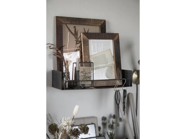 Ib Laursen, Brooklyn Væghylde m/frontkant, jern, H: 12 L: 54,5 D: 20 cm