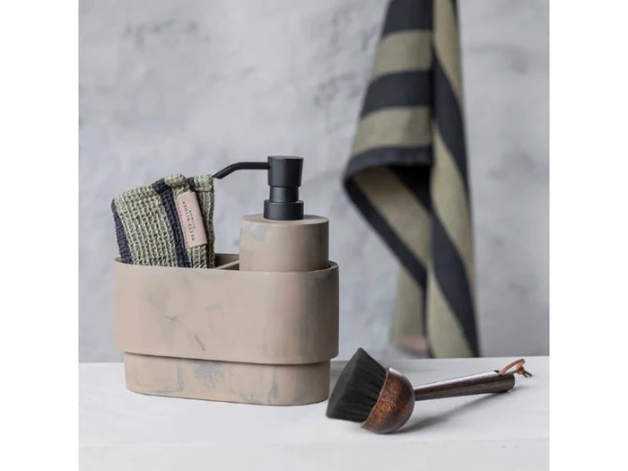 Mette Ditmer, ATTITUDE køkkendispenser, Ochre, Ø7,5 x H14 cm