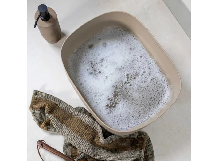 Mette Ditmer, ATTITUDE køkkendispenser, Ochre, Ø7,5 x H14 cm