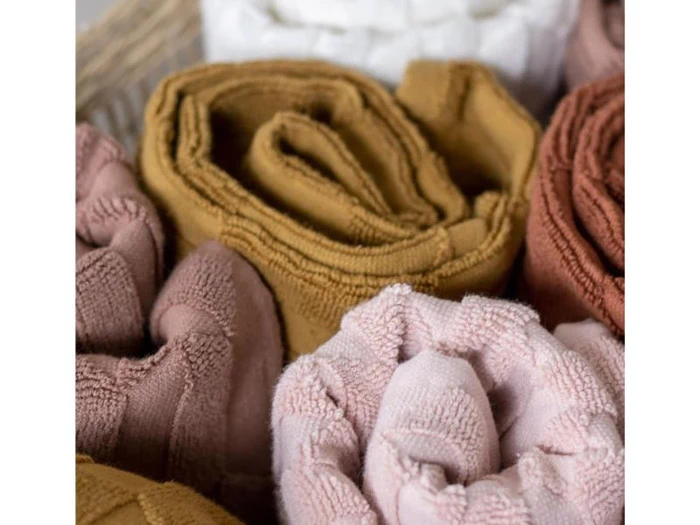 Mette Ditmer, GEO vaskeklude, 3 stk., blush, 30 x 30 cm