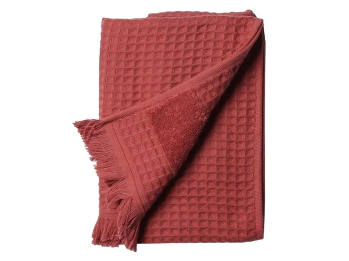 1 stk. Håndklæde 70x140 cm + 2 stk. håndklæde 50x100 cm fra Au Maison - Terracotta