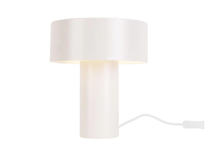 Tubo bordlampe i hvid fra Columbine - H: 23 x D: 20 cm