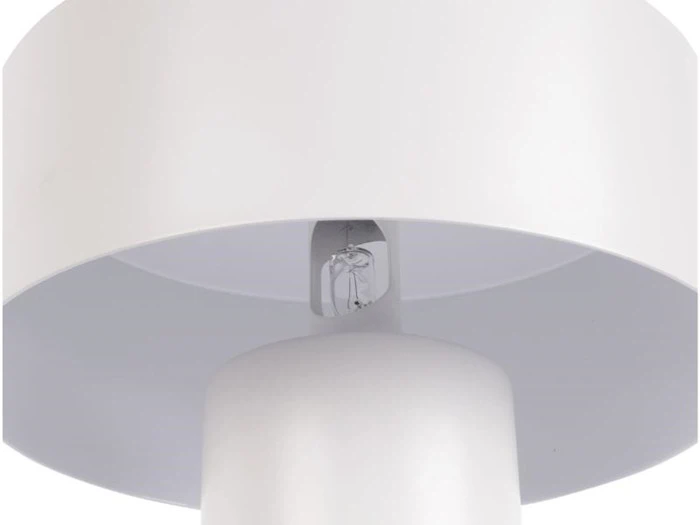 Tubo bordlampe i hvid fra Columbine - H: 23 x D: 20 cm