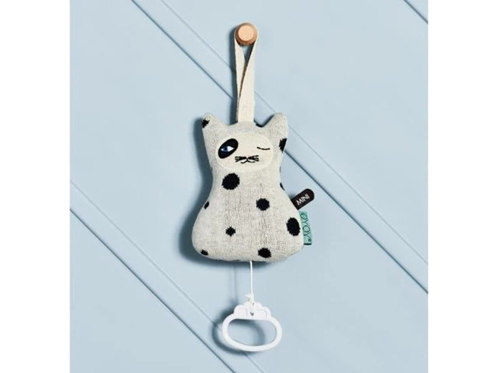 Sæt med Katten Zorro og Kat Musikuro fra OYOY - Hvid