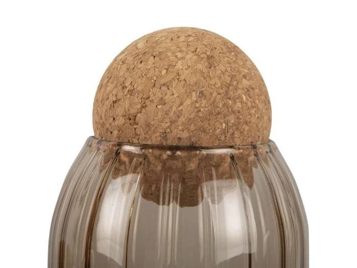 Columbine, Canister Gem, Opbevaringskrukke, XL, Sand, H: 28,5 x D: 9 cm