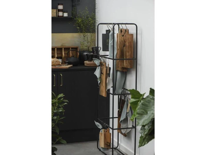 Ib Laursen, Skærebræt m/riller, firkantet, akacietræ, B: 25 H: 1,5 L: 38