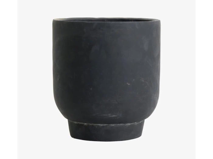 Nordal, IVON urtepotte, cement, sort, ø20 cm
