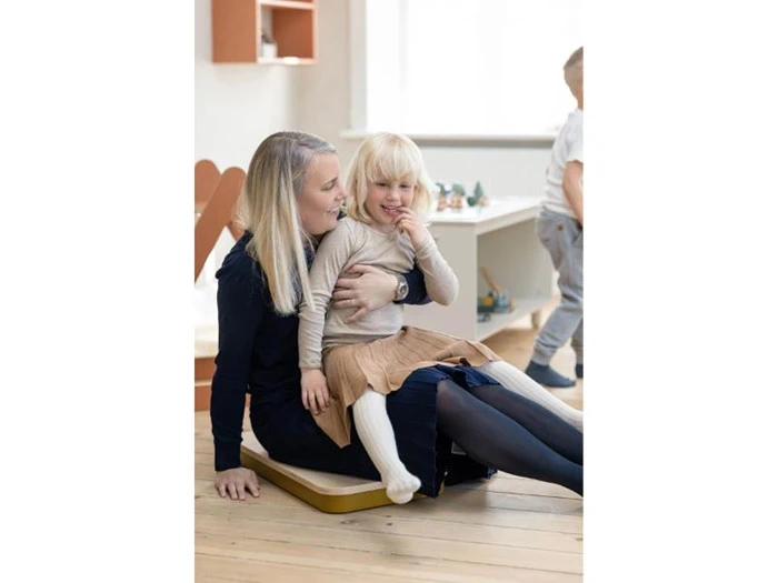 Flexa, The Surfer rullebræt, Mustard, H:8 B:35 L:60 cm