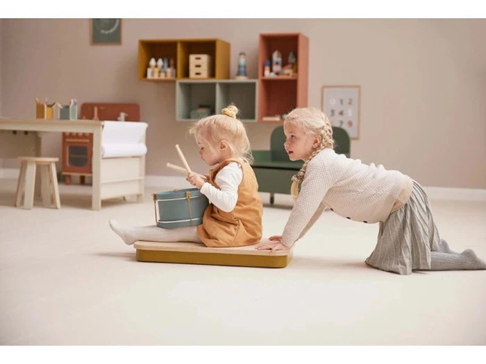 Flexa, The Surfer rullebræt, Mustard, H:8 B:35 L:60 cm