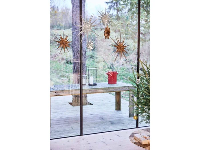 OYOY, Toppu Julestjerne, papir, hvid/sort, Ø60 cm