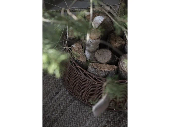 Ib Laursen, Skjuler t/juletræsfod, hel pil, H: 20 Ø: 52 cm