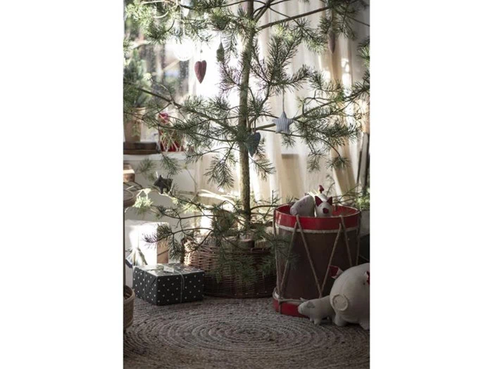 Ib Laursen, Skjuler t/juletræsfod, hel pil, H: 20 Ø: 52 cm