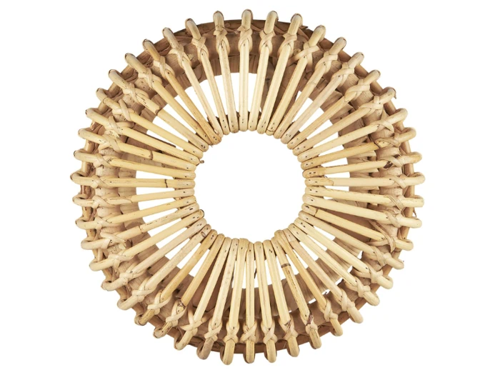 Ib Laursen, Taburet, Natur, Rattan, H:45 x Ø:40 cm