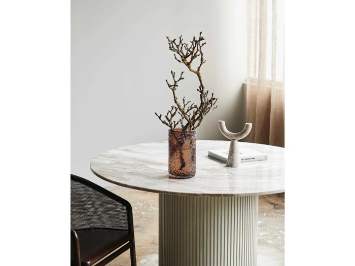 Nordal, CLYDE, Vase, Brun, Glas, H:25 x Dia: 15 cm 