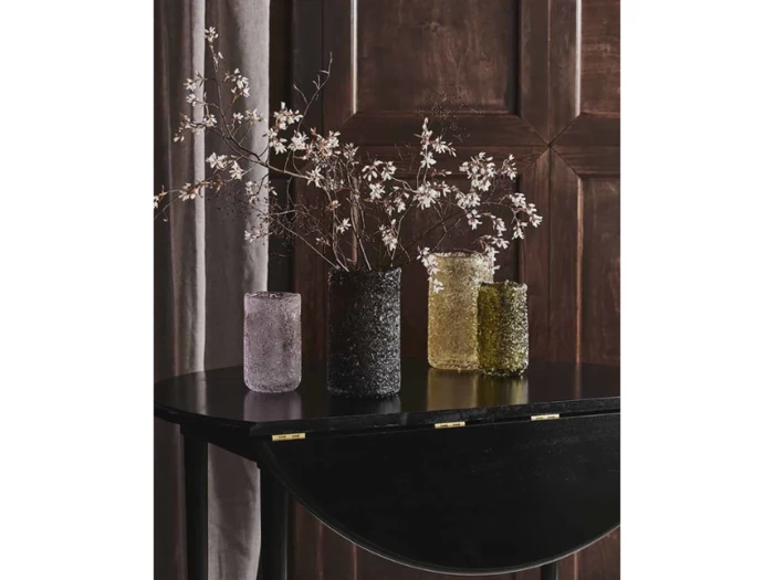 Nordal, CLYDE, Vase, Brun, Glas, H:25 x Dia: 15 cm 