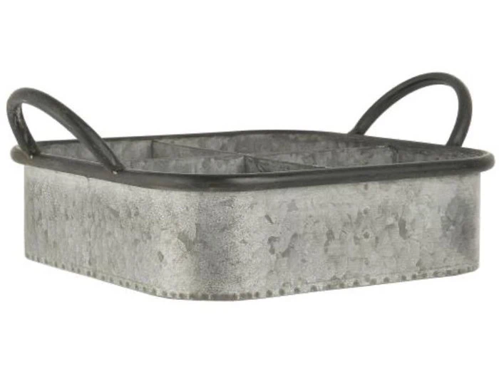 3 stk. Bakke Urban garden i metal fra Ib Laursen - B: 21,5 H: 10,5 L: 27,5