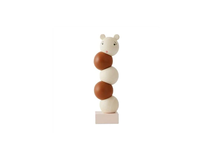 OYOY, Træ Lala stabeltårn, Natur, træ, Ø6 x H22,5 cm