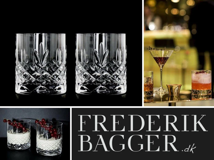 1stk. Old Fashioned & 6 stk Crispy Lowball fra Frederik Bagger (fri fragt)