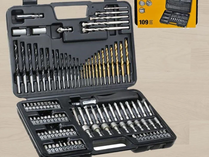 Dewalt bor- og bitssæt m/109 dele