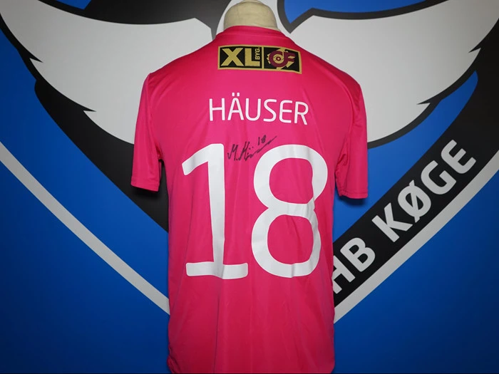 Match worn Kræftens Bekæmpelse-trøje, #18 Magnus Haüser