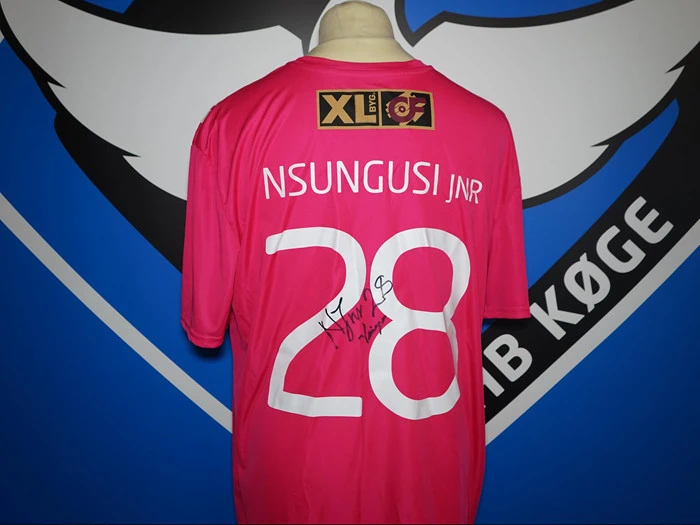 Match prepared Kræftens Bekæmpelse-trøje, #29 Effiong Nsungusi Jr.