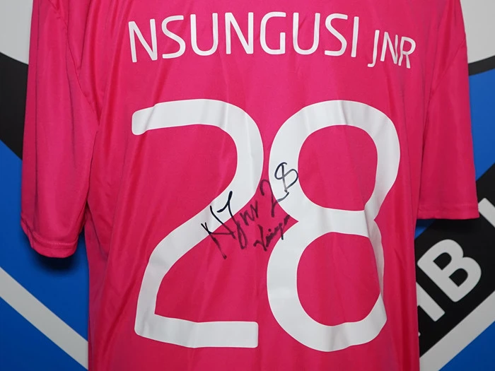 Match prepared Kræftens Bekæmpelse-trøje, #29 Effiong Nsungusi Jr.